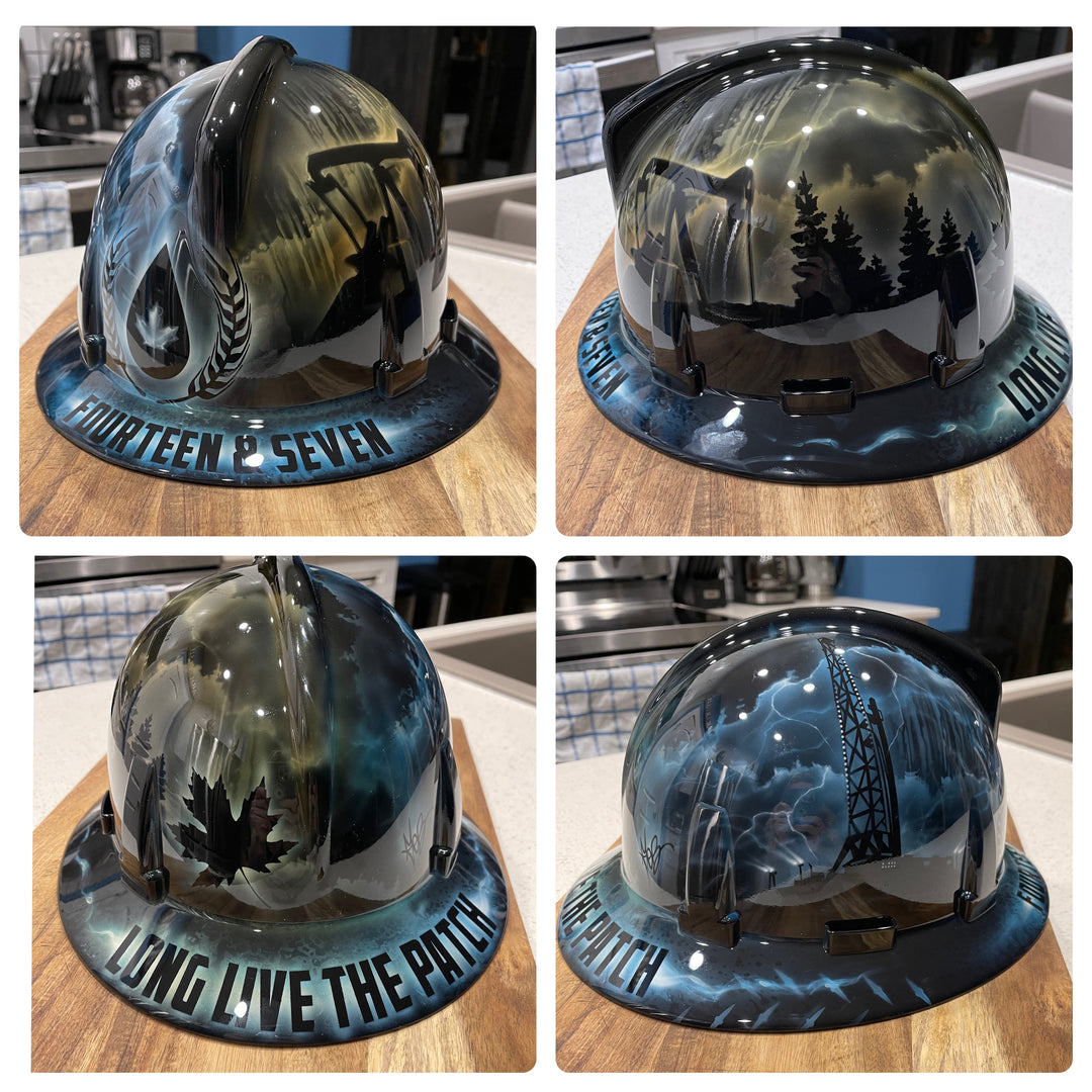 Airbrushed hard hats online